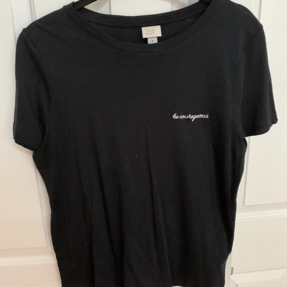 "Be courageous" Top